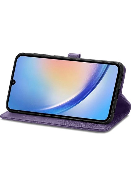 Samsung A34 5g Için Kılıf Zarif Desen Deri Kılıf Darbeye Çevir (Yurt Dışından) fırsatları