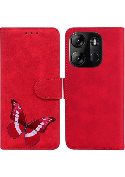 Tecno Spark Go 2023 Flip Folio Kapak Için Kılıf Cüzdan Renk Baskılı Kart (Yurt Dışından)