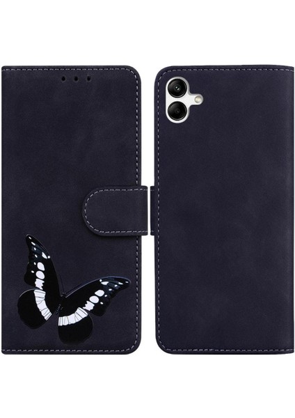 Samsung Galaxy A04E Renk Baskılı Flip Folio Kapak Kelebek Kart (Yurt Dışından)