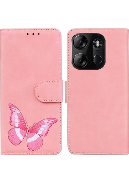 Tecno Spark Go 2023 Flip Folio Kapak Için Kılıf Cüzdan Renk Baskılı Kart (Yurt Dışından)