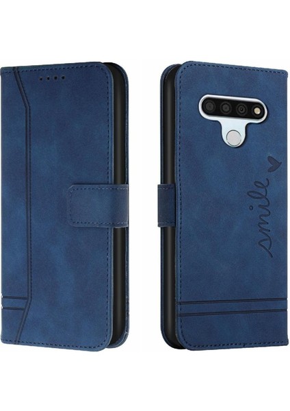 Lg Stylo 6 Kart Yuvaları Kapak Için Telefon Kılıfı El Kayışı Flip Folio Cüzdan Pu (Yurt Dışından)