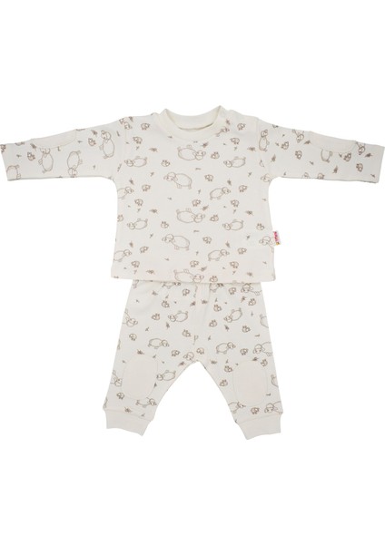 Tiffany Baby Lamb Organik Theme 2'li Bebek Şort Takım 20012