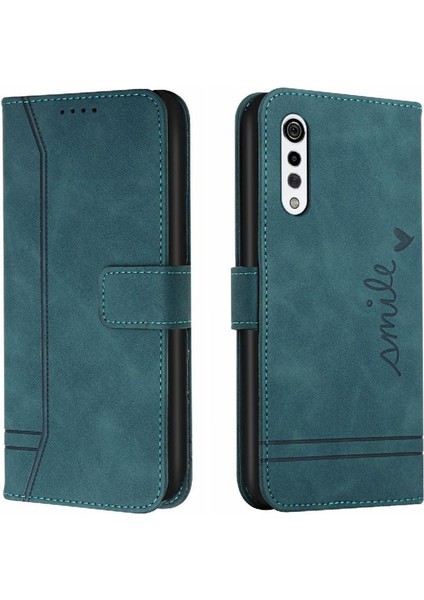 Telefon Kılıfı Için Lg Kadife 4g/5g Flip Folio Cüzdan Pu Deri El Kayışı (Yurt Dışından)