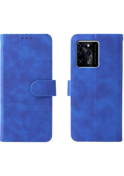 Kart Tutucu Kickstand Tam Koruma Folyo ile Zte Blade V30 Için Kılıf (Yurt Dışından)