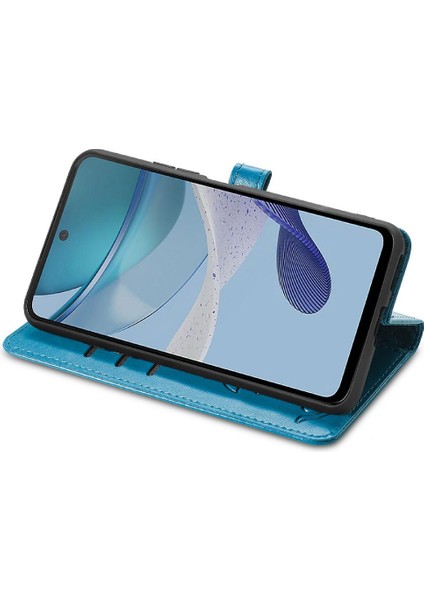 Moto G53 5g Karikatür Hayvanlar Için Kılıf Kısa Kayış Kapak Kapak Darbeye (Yurt Dışından)