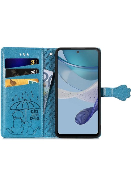 Moto G53 5g Karikatür Hayvanlar Için Kılıf Kısa Kayış Kapak Kapak Darbeye (Yurt Dışından) modelleri