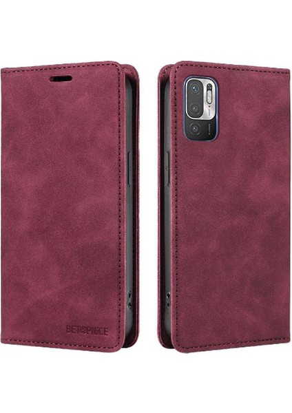 Xiaomi Redmi Için Not 10 5g Manyetik Koruyucu Folio Cüzdan Pu (Yurt Dışından)