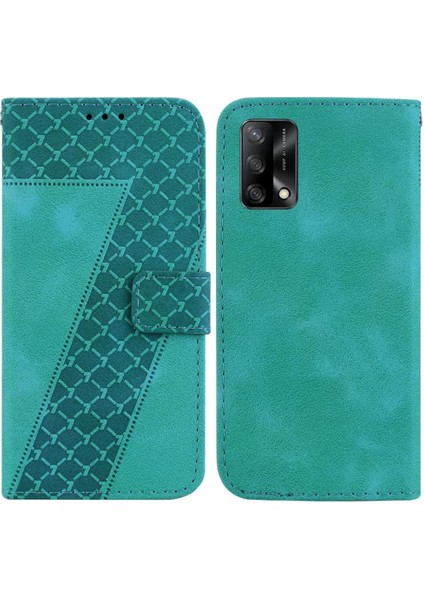Telefon Kılıfı Için Oppo A95 4G/A74 4g Flip Folio Kapak Pu Deri Kart Yuvası (Yurt Dışından)