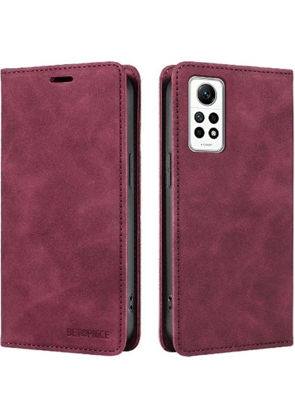 Xiaomi Redmi Için Not 11 Pro Koruyucu Manyetik Folio Cüzdan Pu (Yurt Dışından)