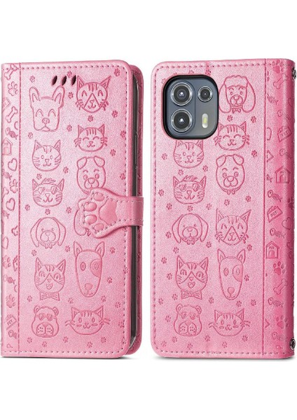 Moto Kenar 20 Lite Kılıf Için Kılıf Kısa Kayış Kapak Kapak Karikatür (Yurt Dışından)