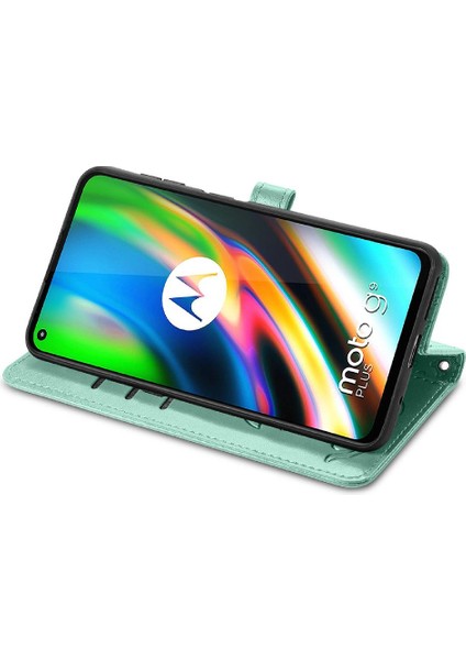 Moto G9 Artı Kısa Kayış Kapak Kapak Karikatür Hayvanlar Deri Kılıf (Yurt Dışından) modelleri