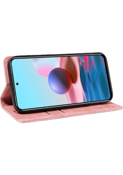Xiaomi Redmi Için Not 10 4g Pu Deri Manyetik Koruyucu Folyo (Yurt Dışından)