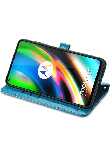 Moto G9 Artı Kısa Kayış Kapak Kapak Karikatür Hayvanlar Deri Kılıf (Yurt Dışından) modelleri