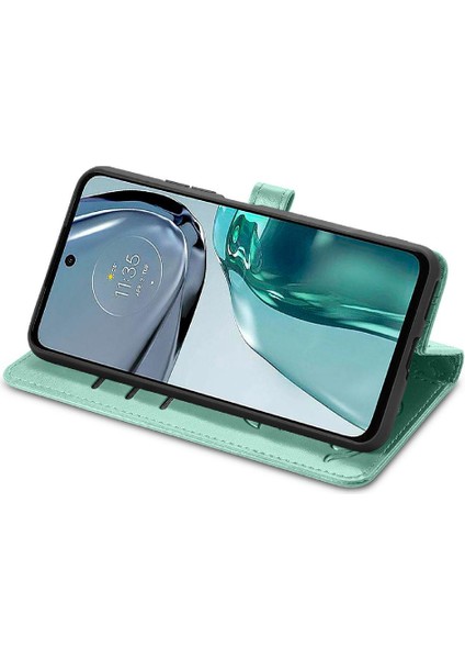 Moto G62 Flip Kapak Için Kılıf Darbeye Karikatür Hayvanlar Kısa Kayış Kılıf (Yurt Dışından) modelleri