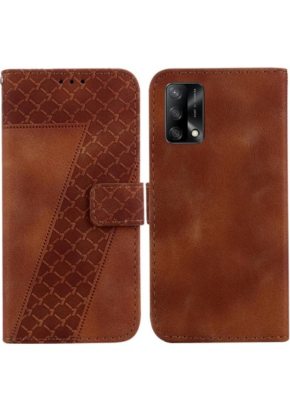 Telefon Kılıfı Için Oppo A95 4G/A74 4g Flip Folio Kapak Pu Deri Kart Yuvası (Yurt Dışından)