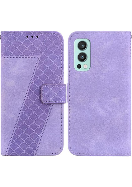 Oneplus Nord 2 5g Için Telefon Kılıfı Cüzdan Pu Deri Flip Folio Kapak Kartı (Yurt Dışından)