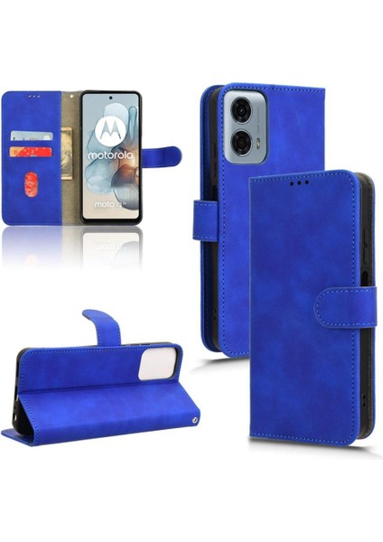 Motorola Moto G34 5g Deri Için Kılıf Folio Flip Case Tam Koruma (Yurt Dışından)