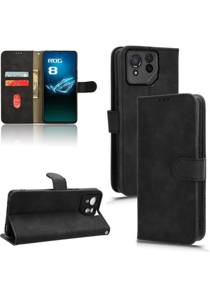 Asus Rog Telefon 8/asus Rog8 Deri Folio Flip Case ile Tam (Yurt Dışından)