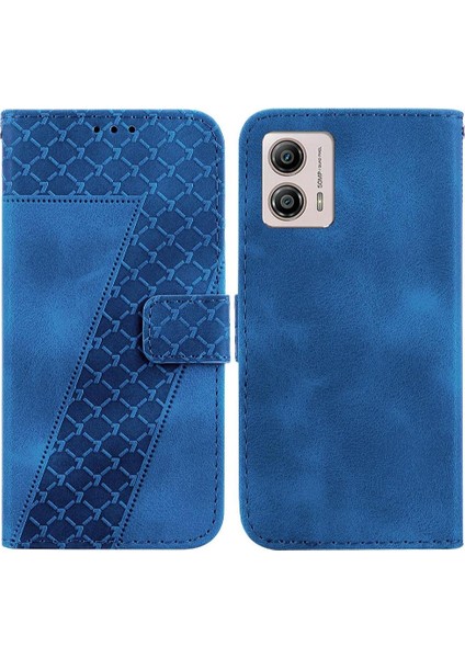 Motorola Moto G53 Için Telefon KILIFI/G23/MOTOROLA Kart Yuvası Fonksiyonu Cüzdan Desen (Yurt Dışından)