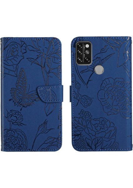 Umidigi A9 Pro Çiçekler ve Kelebekler Için Kılıf Anti-Damla Koruma Kılıfı (Yurt Dışından)