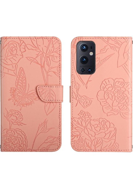 Oneplus 9 Pro Anti-Damla Koruma Çiçekler ve Kelebekler Durumda (Yurt Dışından)