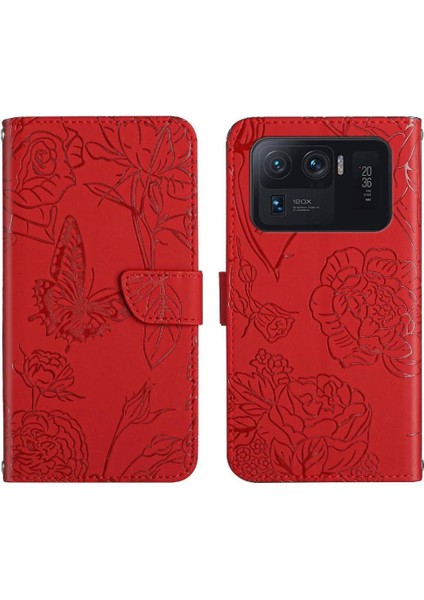 Xiaomi 11 Için Kılıf Bilek Kayışı ile Ultra Anti-Damla Koruma Çiçekler ve (Yurt Dışından)