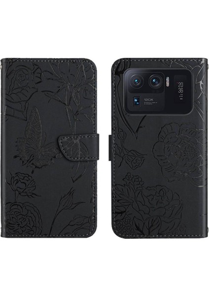 Xiaomi 11 Için Kılıf Bilek Kayışı ile Ultra Anti-Damla Koruma Çiçekler ve (Yurt Dışından)