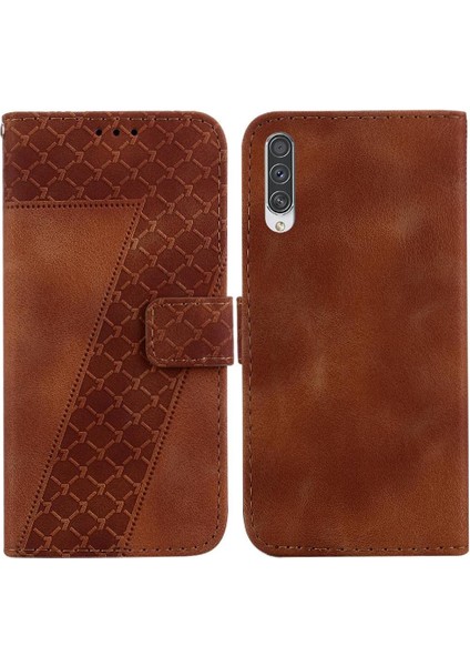 Samsung Galaxy Için Telefon Kılıfı A50/A50S/A30S Flip Folio Kapak Kabartmalı Pu (Yurt Dışından)