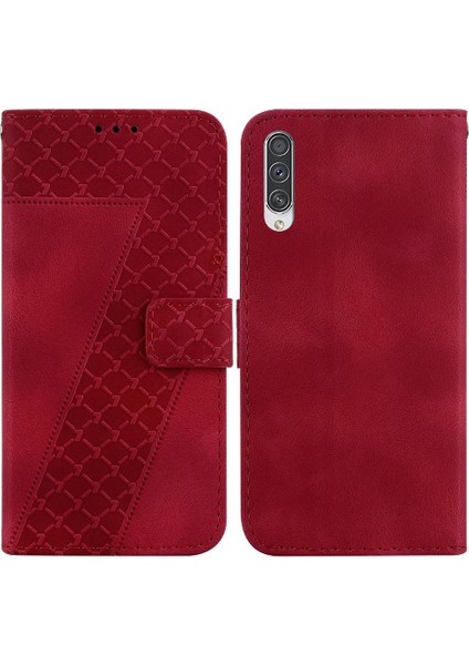 Samsung Galaxy Için Telefon Kılıfı A50/A50S/A30S Flip Folio Kapak Kabartmalı Pu (Yurt Dışından)