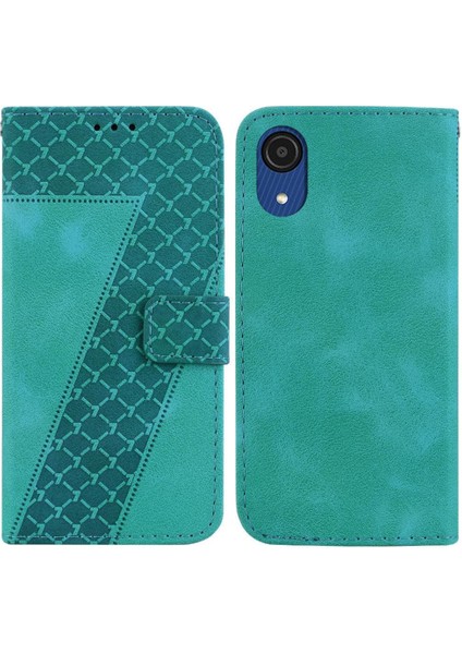 Samsung Galaxy A03 Çekirdek Pu Deri Kart Yuvası Fonksiyonu Için Telefon Kılıfı Çevirin (Yurt Dışından)