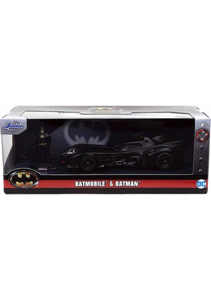 Jada Toys 1:32 Batman Figürlü Batmobile Model Arabalar - Batmobile Batman