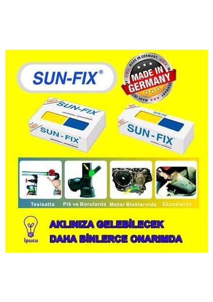 Sun Fix Üniversal Kaynak Macunu 40 gr modelleri