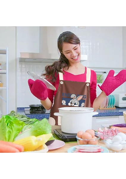 3 Adet Pişirme Önlüğü - Elle Silinebilen Su Geçirmez Askılar (Yurt Dışından) indirimleri