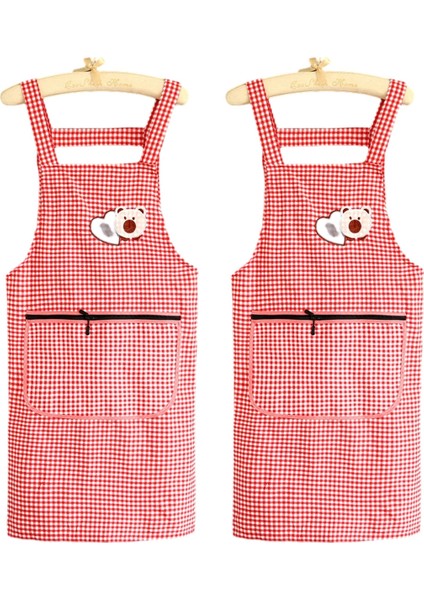 Adet Pişirme Tulumu-Fermuarlı Cepli Saf Pamuklu Jartiyer (Yurt Dışından)