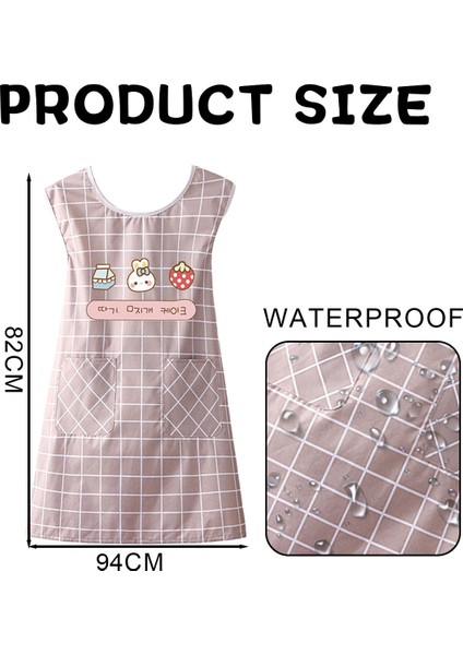 2 Adet Yelek Önlük-Su Geçirmez Ekose Yelek (Yurt Dışından) modelleri