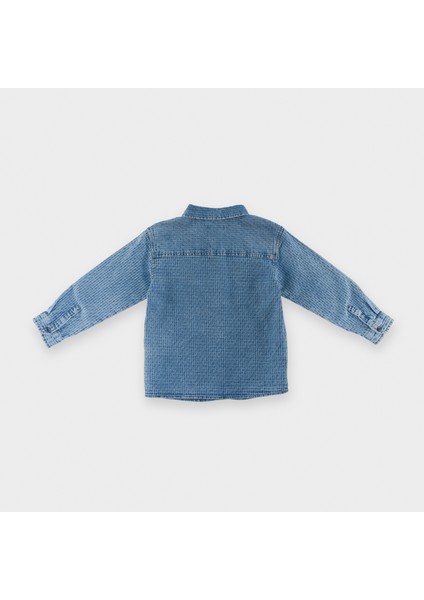 Erkek Çocuk Düğmeli Denim Gömlek fırsatları