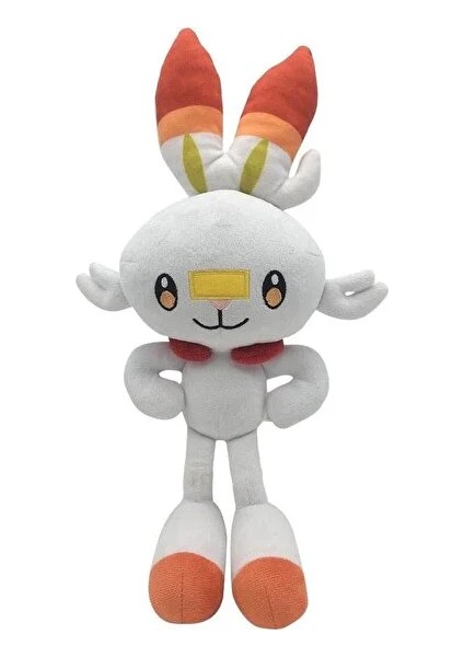 Tuerqi Store Scorbunny Yumuşak Oyuncak 38 cm - Beyaz (Yurt Dışından)