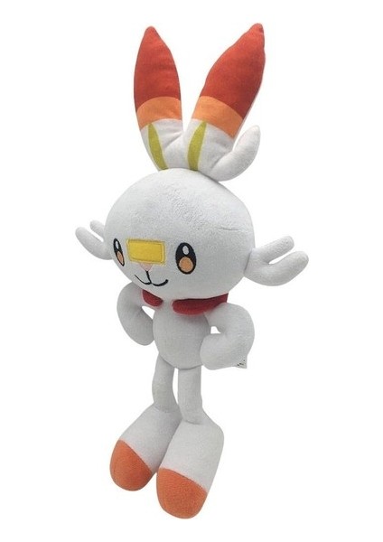 Tuerqi Store Scorbunny Yumuşak Oyuncak 38 cm - Beyaz (Yurt Dışından)