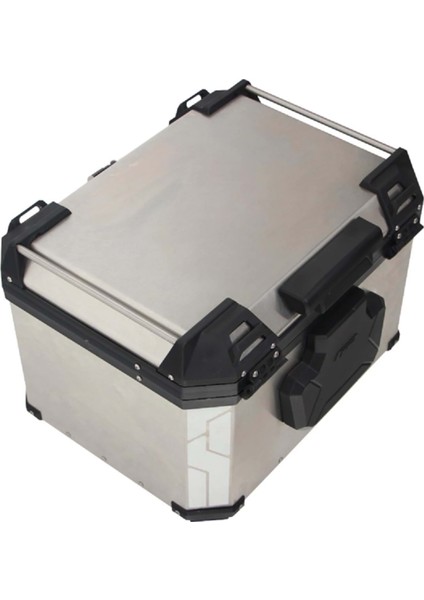 Universal 57 Lt Alüminyum Motosiklet Çantası Gri modelleri