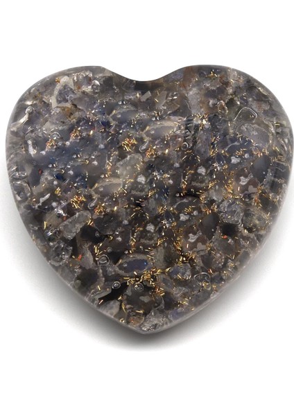 Iyolit Taşından Orgonit Kalp