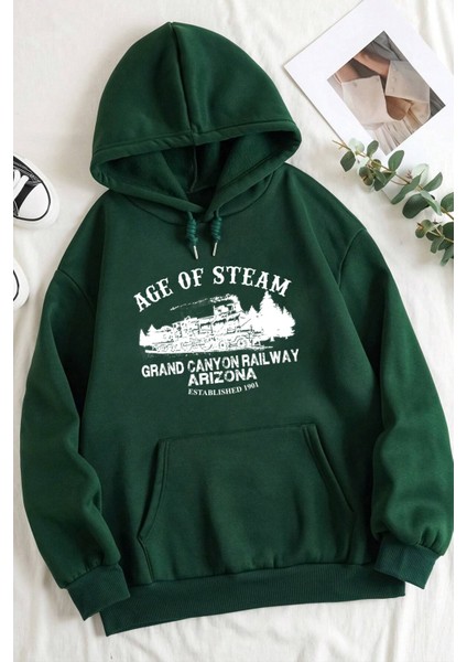 Age Of Steam Baskılı Sweatshirt