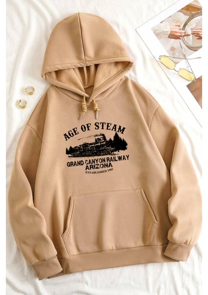 Age Of Steam Baskılı Sweatshirt