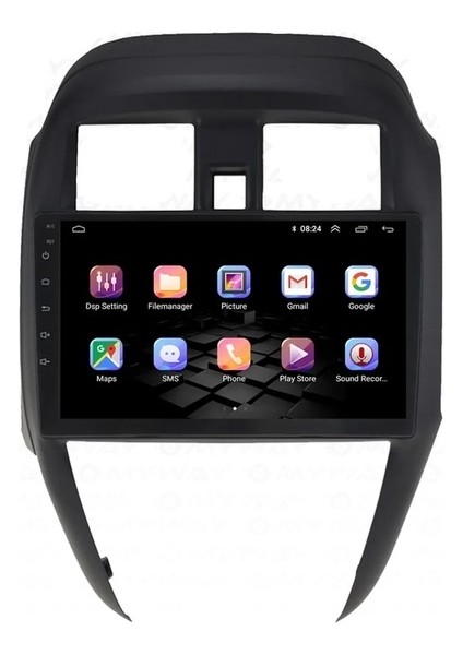 Nissan Micra 2014-2018 Android 2gb Ram 32GB Rom Carplay Multimedya