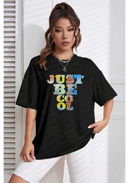 Unisex Just Be Cool Baskılı Tshirt fiyatları