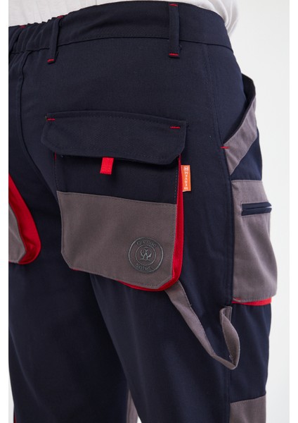 Orange Safety Mervem Tactical Pantolon Harman Karışımı Lacivert