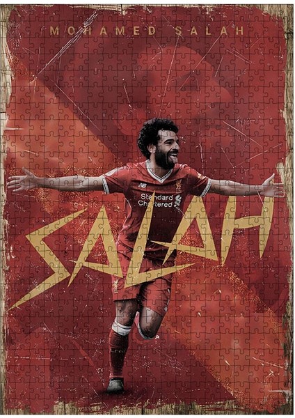 Ahşap Mdf Puzzle Yapboz Mohammad Salah 500 Parça 50*70 cm