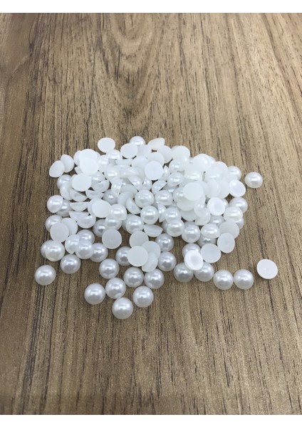 Yarım Inci 8 mm Süsleme Boncuk 15 Gram (115 Adet)