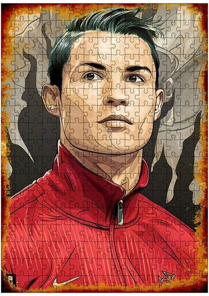 Ahşap Mdf Puzzle Yapboz Cristiano Ronaldo 255 Parça 35*50 cm