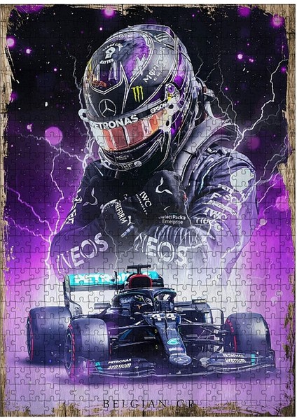 Ahşap Mdf Puzzle Yapboz Sebastian Vettel 500 Parça 50*70 cm