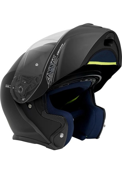 Axxıs Gecko Sv Solıd A1 Matt Black Çene Açılır Kask modelleri